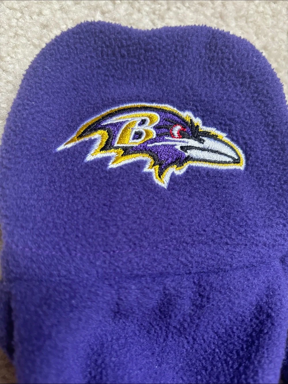 NWOT Baltimore Ravens fleece gloves